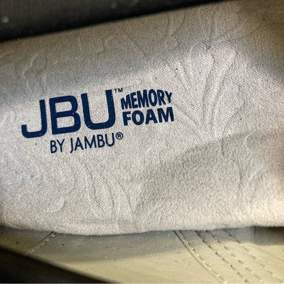 JBU Pecan All Terra Traction Casual Slip-on Perforated Shoes Black Faux Suede - Picture 10 of 10